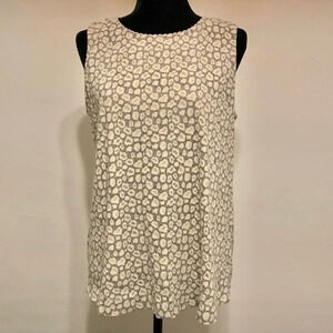 EMELIA Sleeveless‎ Layered Print Top